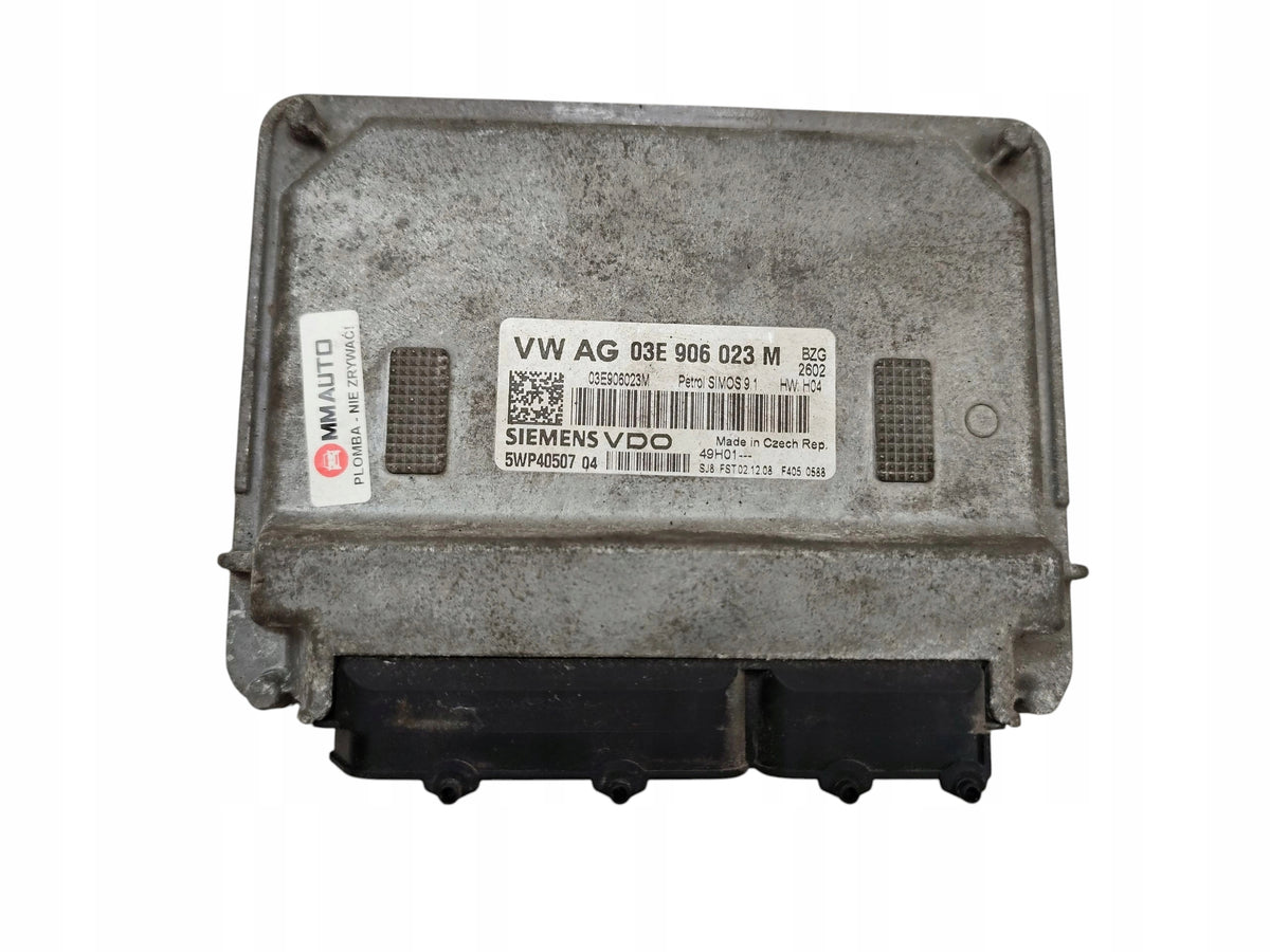 COMPUTER ENGINE CONTROLLER SEAT IBIZA IV 6J (2008-2012) 1.2 12V 70KM 03E906