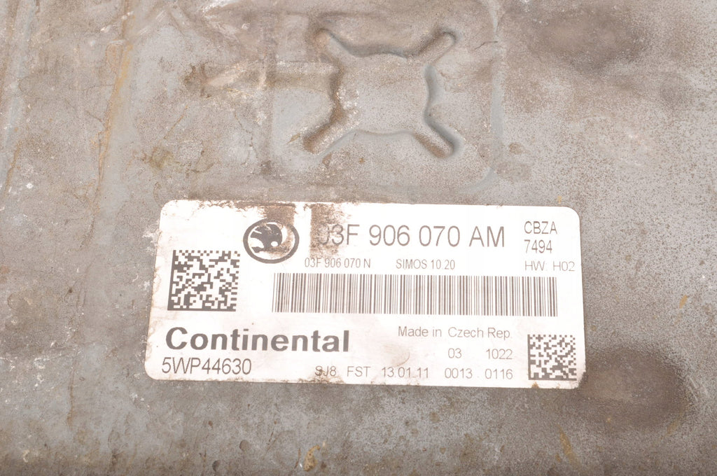 COMPUTER ENGINE CONTROLLER SKODA FABIA II 1.2 TSI 86 KM 03F906070AM