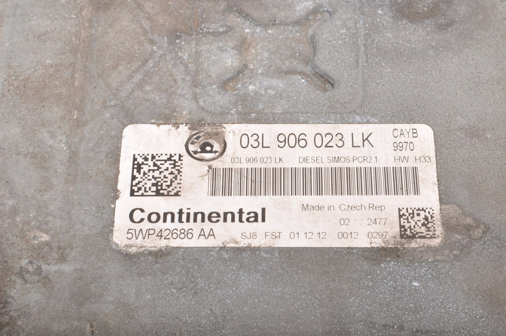 COMPUTER ENGINE CONTROLLER SKODA ROOMSTER 1.6 TDI 16V 90KM 03L906023LK