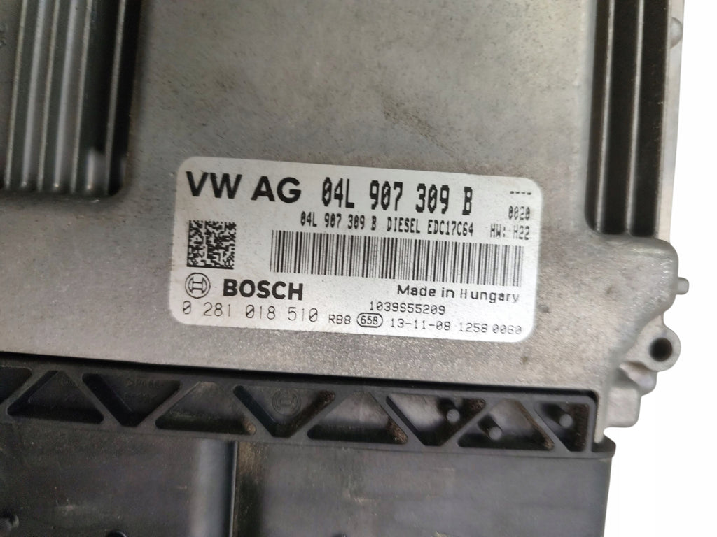 COMPUTER ENGINE CONTROLLER VW GOLF VII 7 LEON III 1.6 TDI 90KM 04L907309B