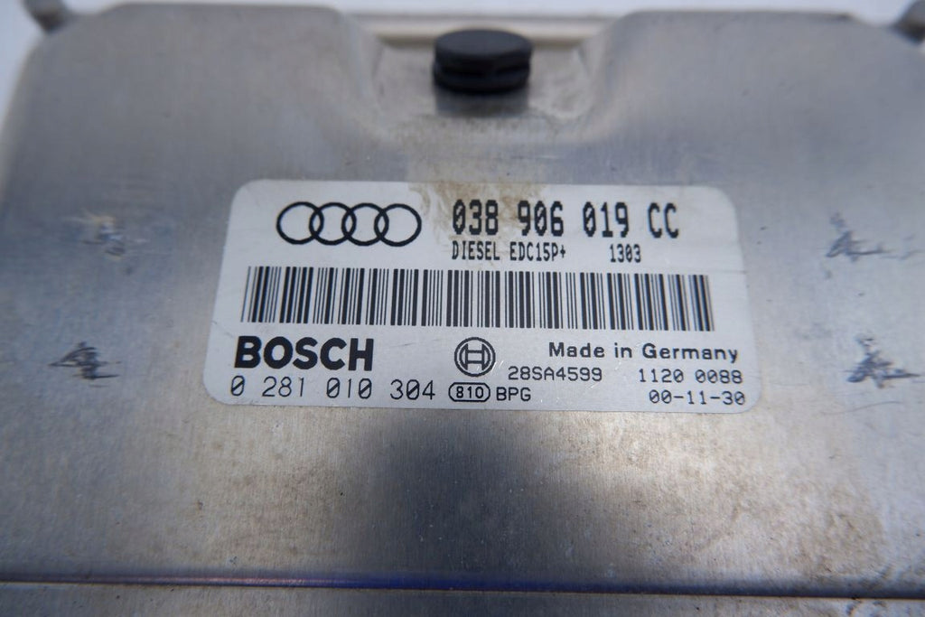 COMPUTER ENGINE DRIVER AUDI A4 B5 1.9 TDI 038906019CC 0281010304