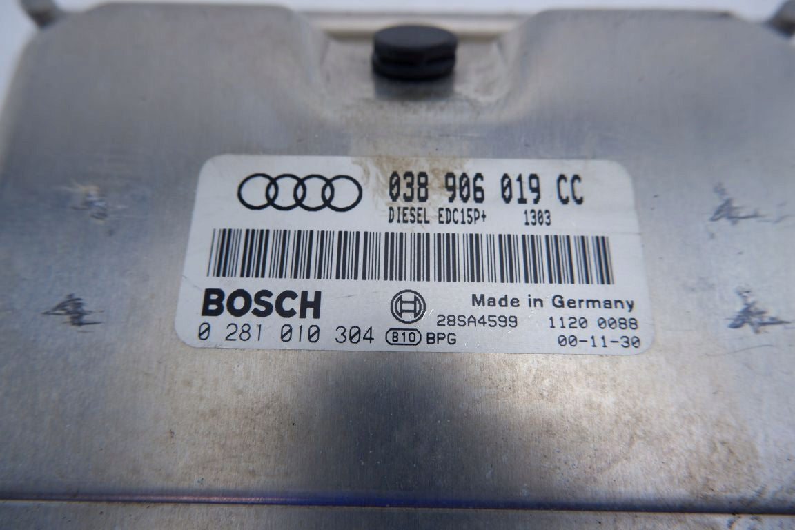 COMPUTER ENGINE DRIVER AUDI A4 B5 1.9 TDI 038906019CC 0281010304