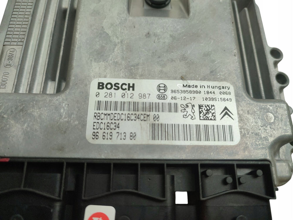 COMPUTER ENGINE DRIVER CITROEN C5 II (2004-2008) 1.6 HDI 9661971380