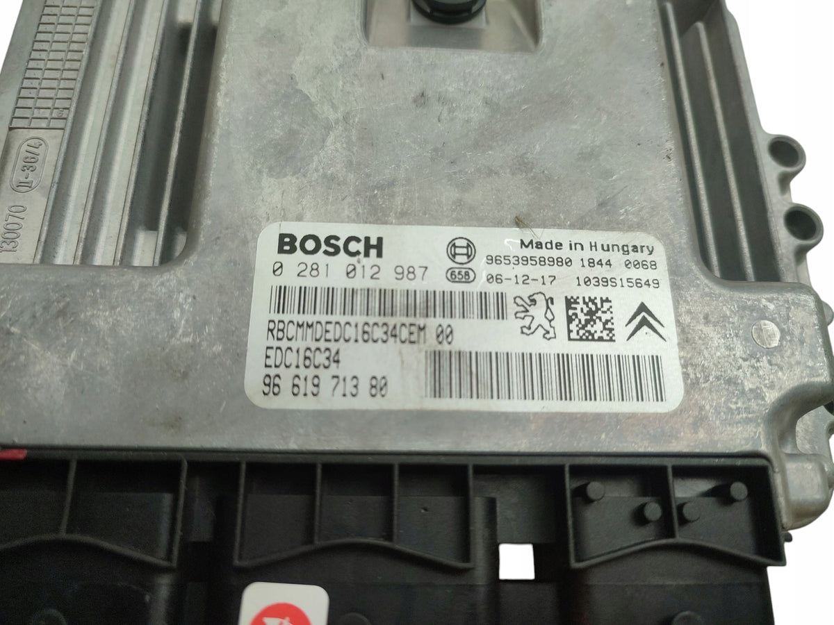 COMPUTER ENGINE DRIVER CITROEN C5 II (2004-2008) 1.6 HDI 9661971380