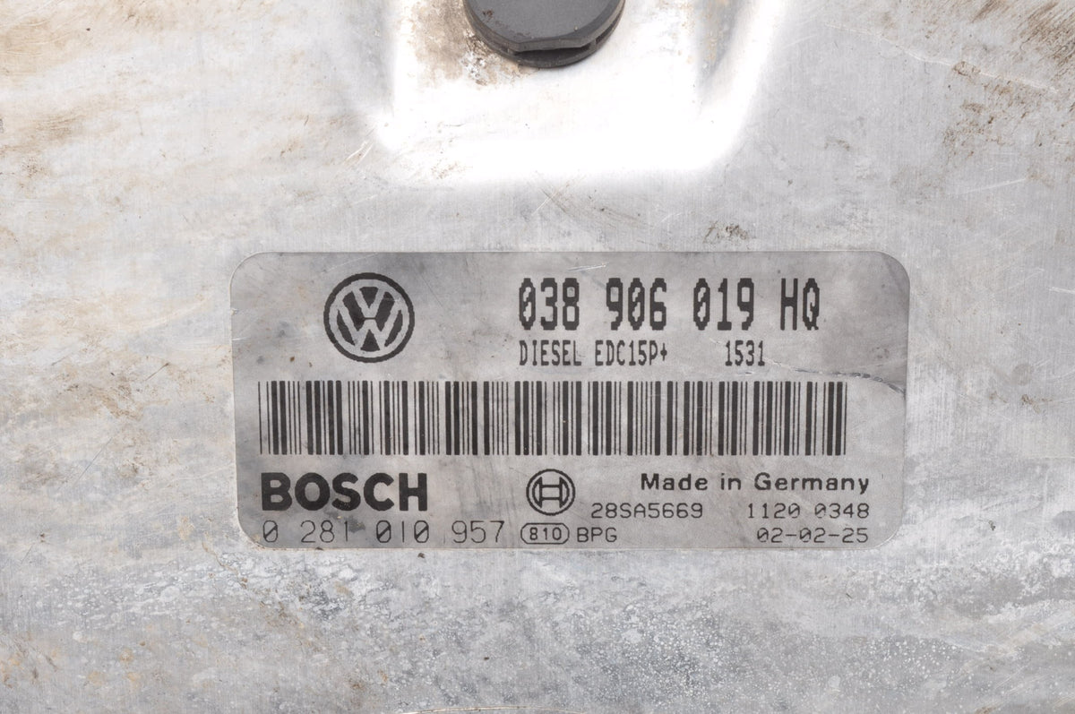 COMPUTER ENGINE DRIVER SEAT IBIZA III AUDI A3 1.9 TDI 038906019HQ