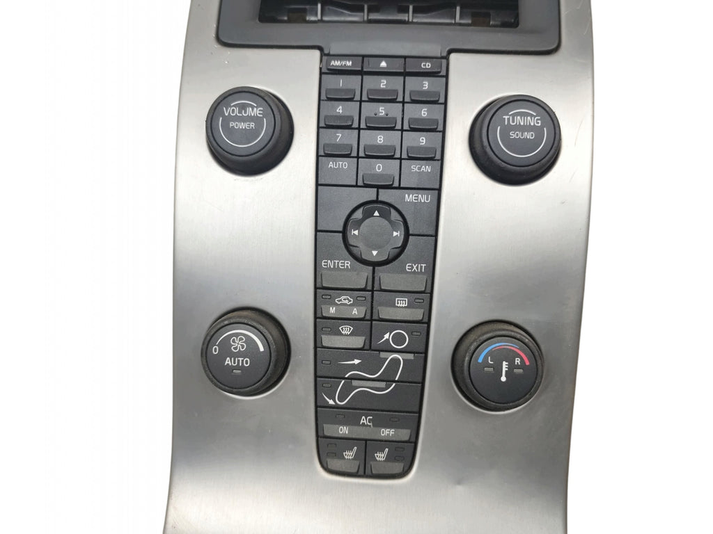 CONTROL PANEL FOR AIR CONDITIONING RADIO VOLVO S40 II V50 (2004-2007) EUROPE