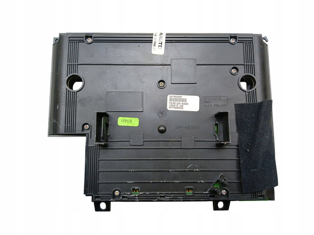 CONTROL PANEL FOR AIR CONDITIONING RADIO VOLVO XC60 AND (2008-2013) 30782905