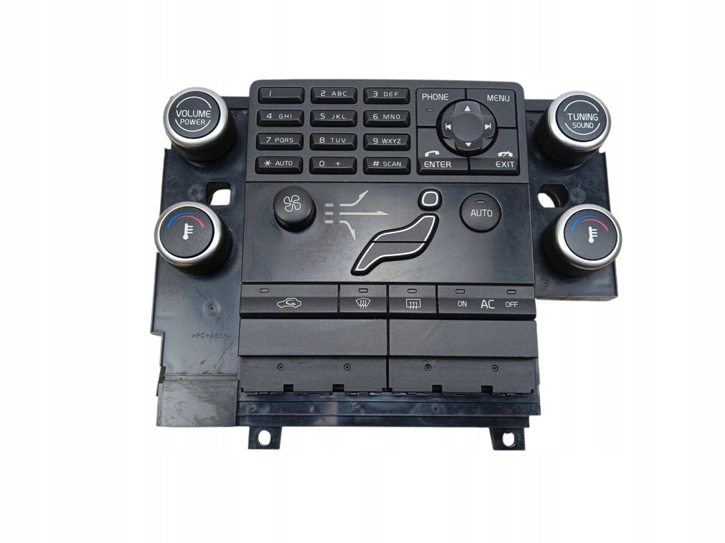 CONTROL PANEL FOR AIR CONDITIONING RADIO VOLVO XC60 AND (2008-2013) 30782905