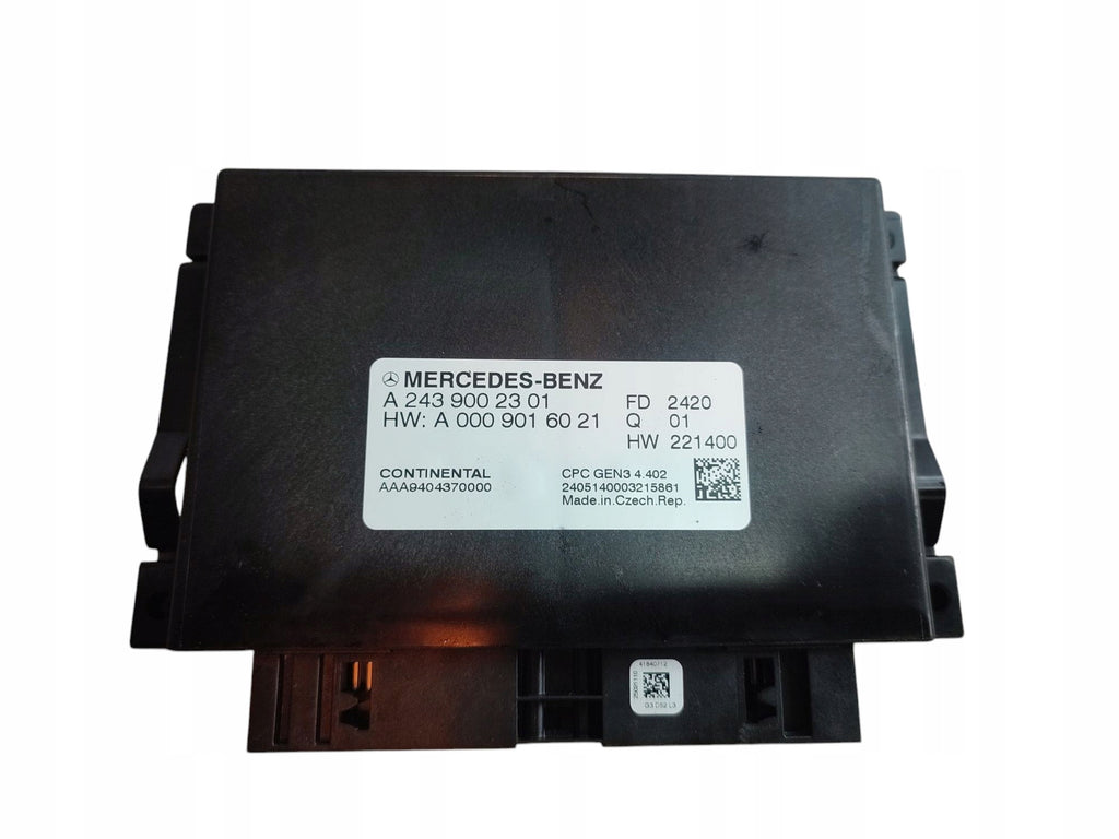 CONTROLLER BOX MODULE MERCEDES EQA EQB H243 X243 A2439002301