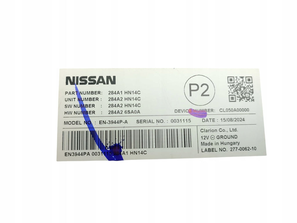CONTROLLER CAMERA MODULE NISSAN QASHQAI J12 284A1HN14C 284A26SA0A
