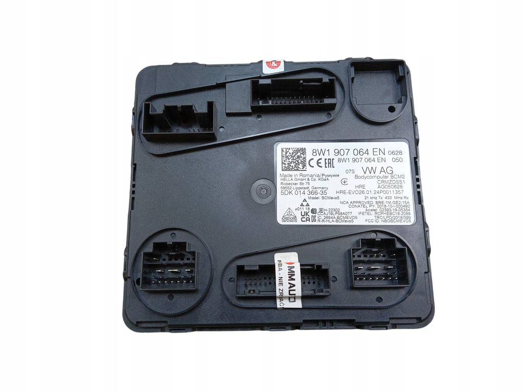 CONTROLLER COMFORT MODULE AUDI A4 B9 8W1907064EN