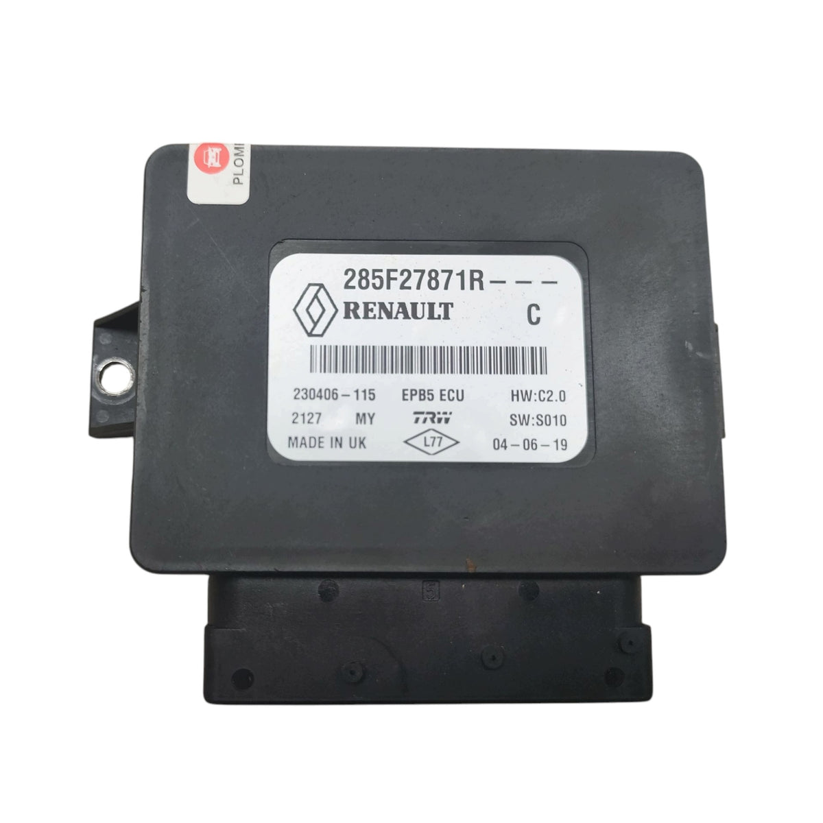 CONTROLLER HANDBRAKE MODULE RENAULT KADJAR 285F27871R