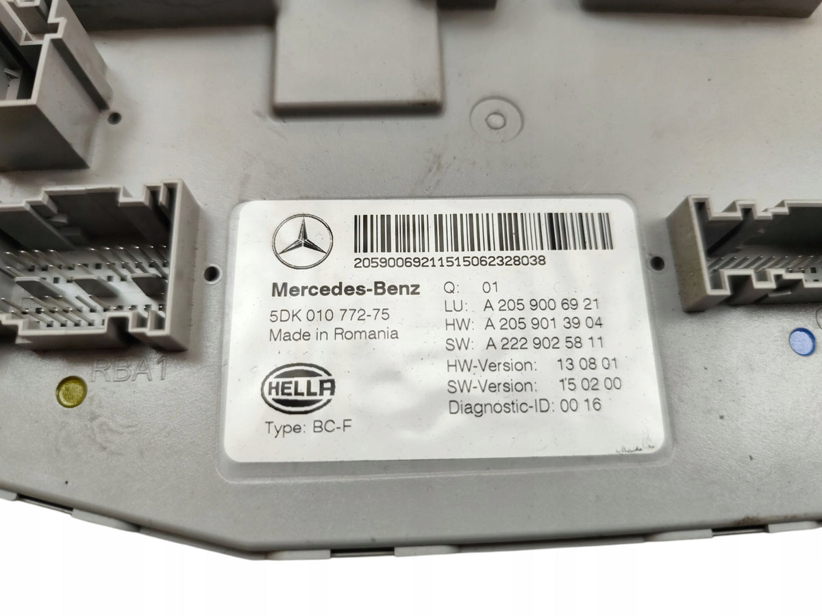 CONTROLLER MODULE SAME MERCEDES C W205 A2059006921 A2059013904 A2229025811
