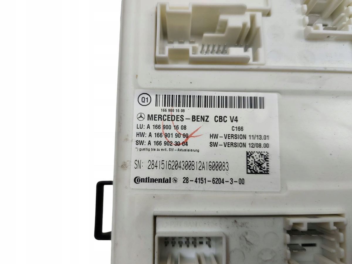 CONTROLLER MODULE SAME MERCEDES X166 W166 A1669001608 A1669019000 A1669023004