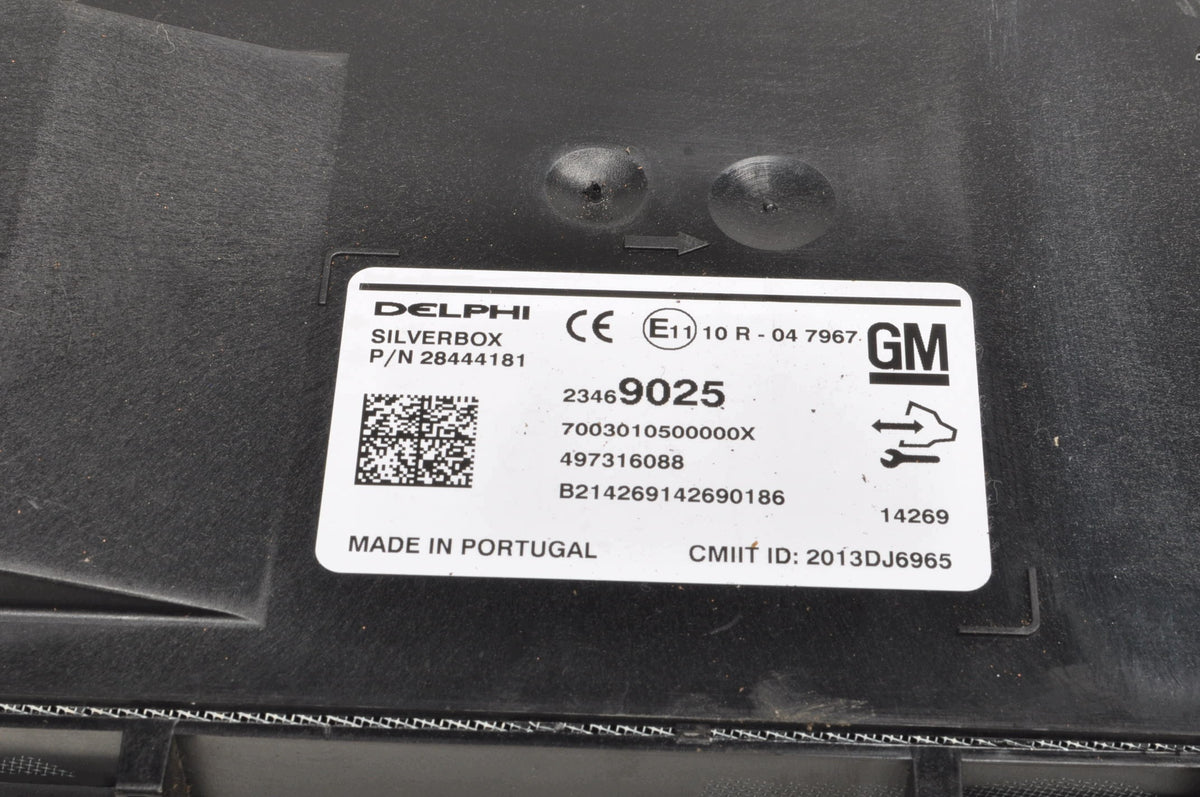 CONTROLLER NAVIGATION MODULE OPEL INSIGNIA A 23469025 SILVERBOX