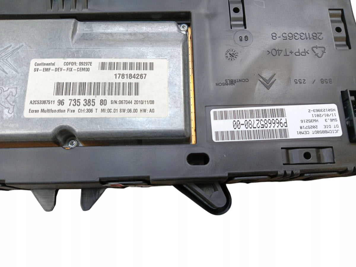 COUNTER CITROEN C4 PICASSO I 1.6 e-HDI 112KM 9666852780 9673538580 EUROPE