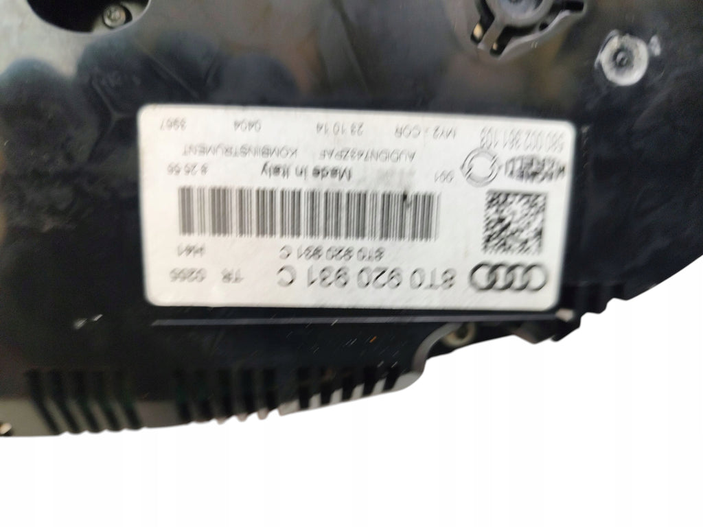 COUNTER CLOCKS AUDI A5 8T (2007-2011) 2.0 TFSI 211KM 8T0920931C EUROPE