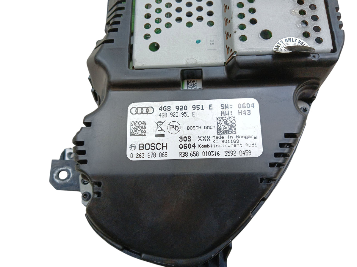 COUNTER CLOCKS AUDI A6 C7 LIFT (14-18) 2.0 TDI 4G8920951E UK ANGLIK