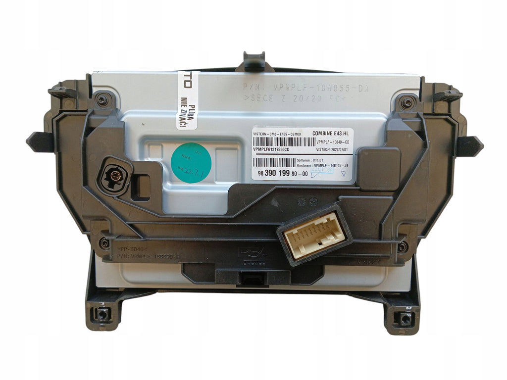 COUNTER CLOCKS DISPLAY CITROEN C5 X C5X (2021-) 1.2 THP 9839019980