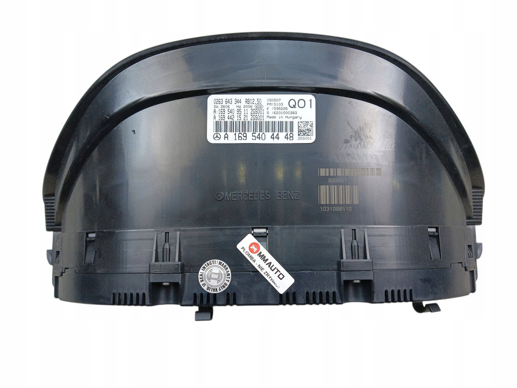 COUNTER CLOCKS MERCEDES A W169 (2004-2008) 2.0 CDI A1695404448