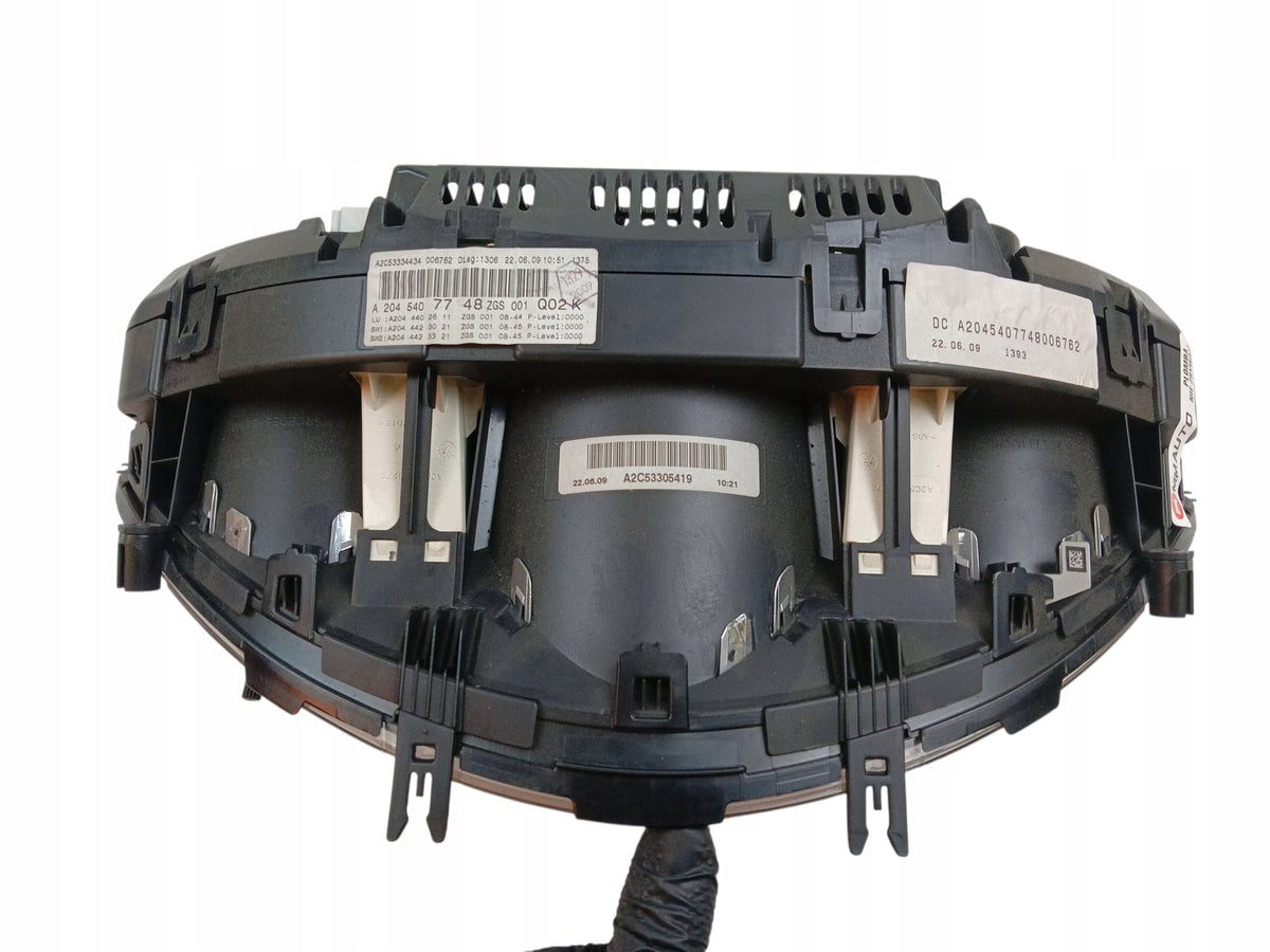 COUNTER CLOCKS MERCEDES C W204 (2007-2011) 2.2 CDI 170KM A2044402611 EUROPE