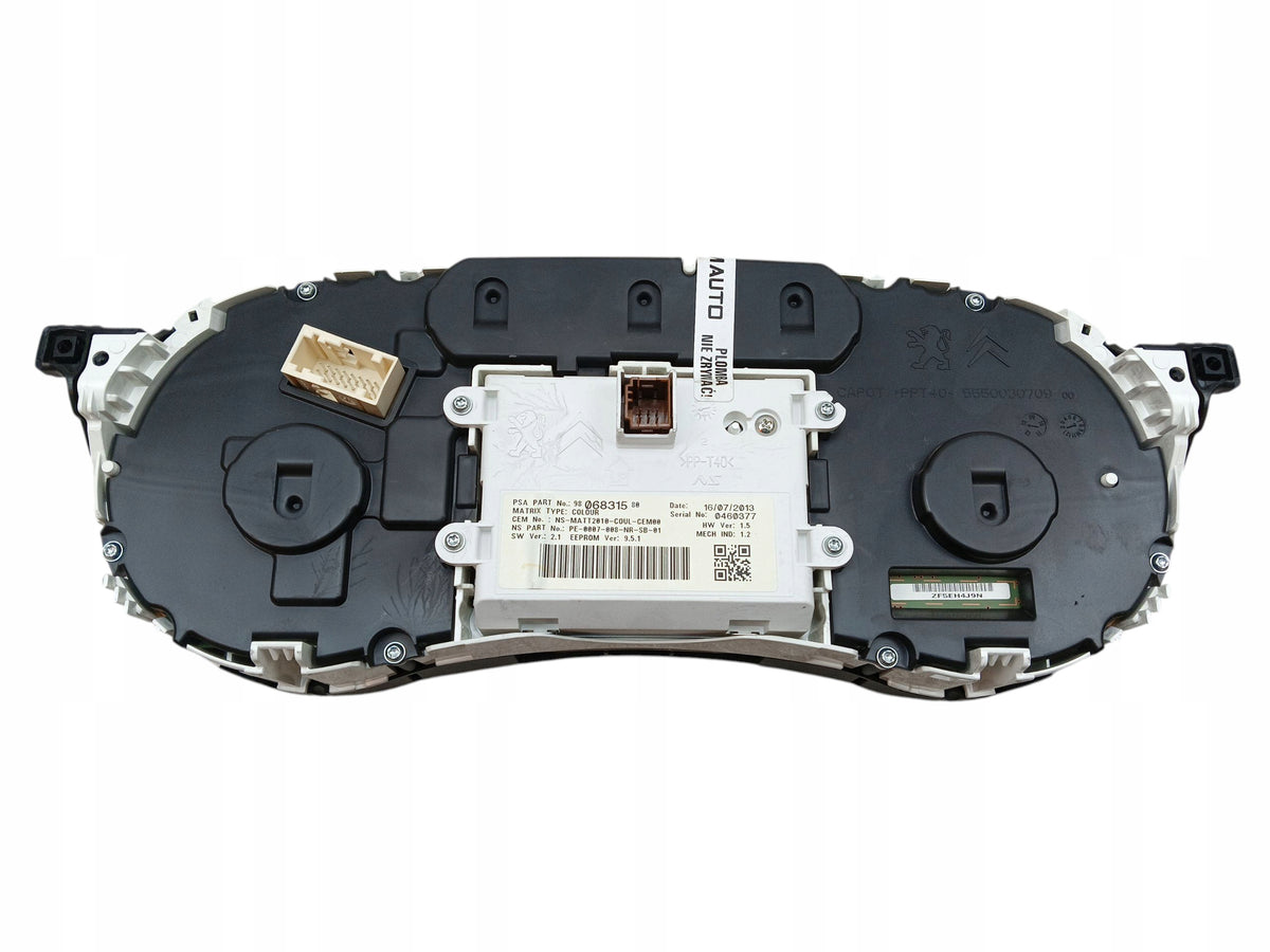 COUNTER CLOCKS PEUGEOT 508 AND (2010-2014) 2.0 HDI 163KM 9806831580 EUROPE