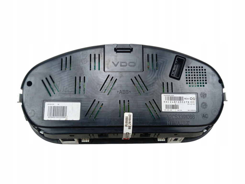 COUNTER CLOCKS RENAULT FLUENCE LIFT (13-16) 1.5 DCI 248103527R A2C533910 EU