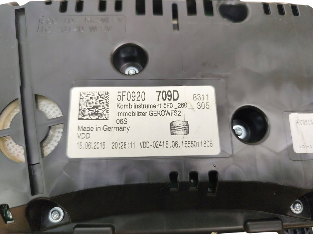COUNTER CLOCKS SEAT LEON III X-PERIENCE (14-19) 2.0 TDI 5F0920709D