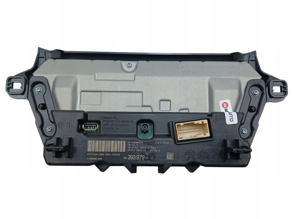 COUNTER DISPLAY CITROEN C4 III 1.2 THP 9839397980 EUROPE