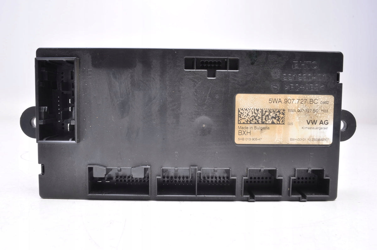 CUPRA FORMENTOR AIR CONDITIONING CONTROLLER 5WA907727BC