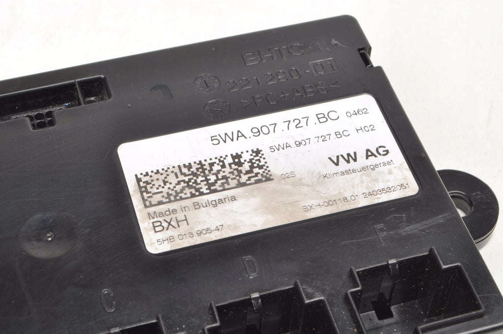 CUPRA LEON AIR CONDITIONING CONTROLLER 5WA907727B