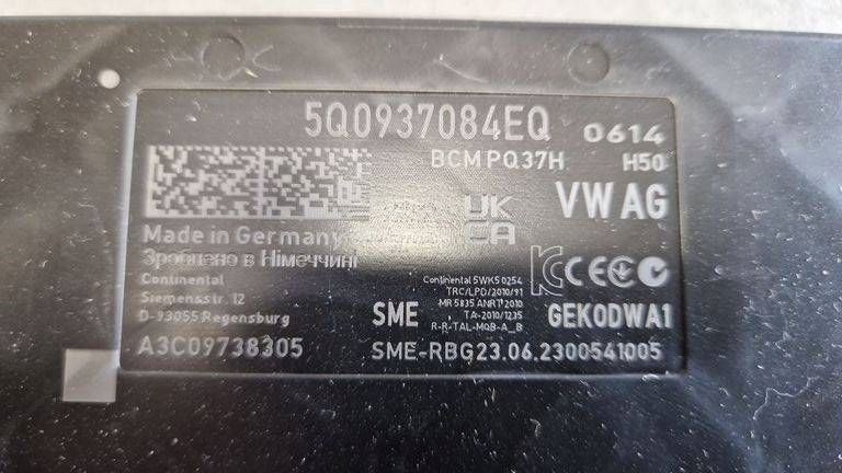 Cupra Ateca Comfort Module bcm 5Q0937084EQ