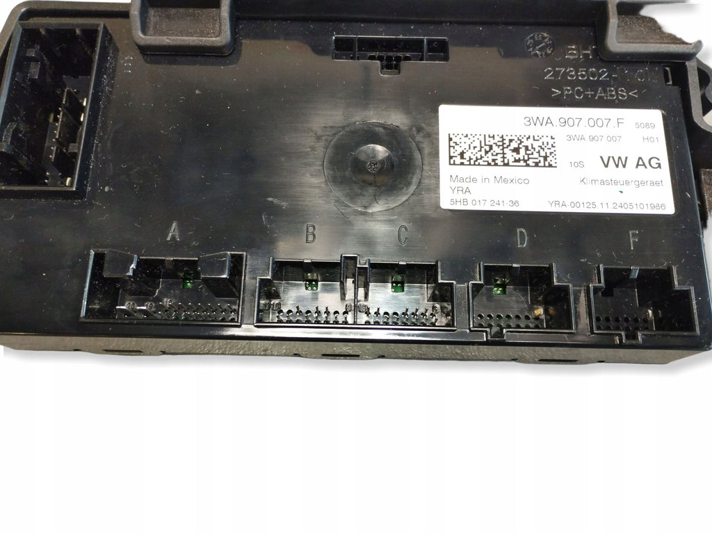 Cupra Formentor lift air conditioning controller module 3WA907007F