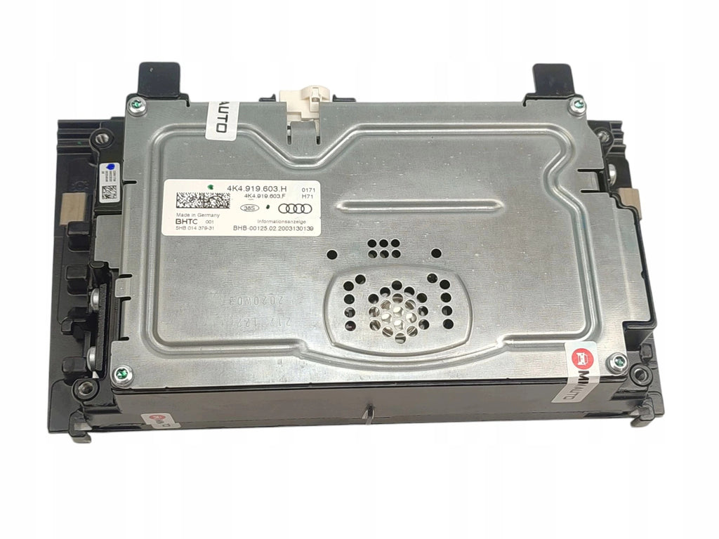 DISPLAY AIR CONDITIONING CONTROL SCREEN AUDI A6 C8 4K4919603H 4K4919603F