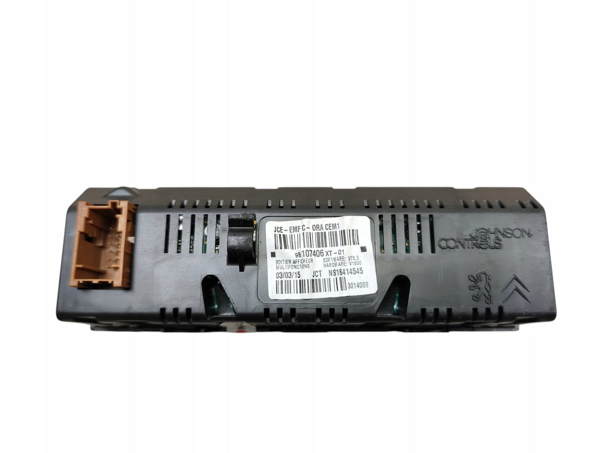 DISPLAY CITROEN C3 II LIFT (2013-2016) 1.2 VTI 82KM 98107406XT