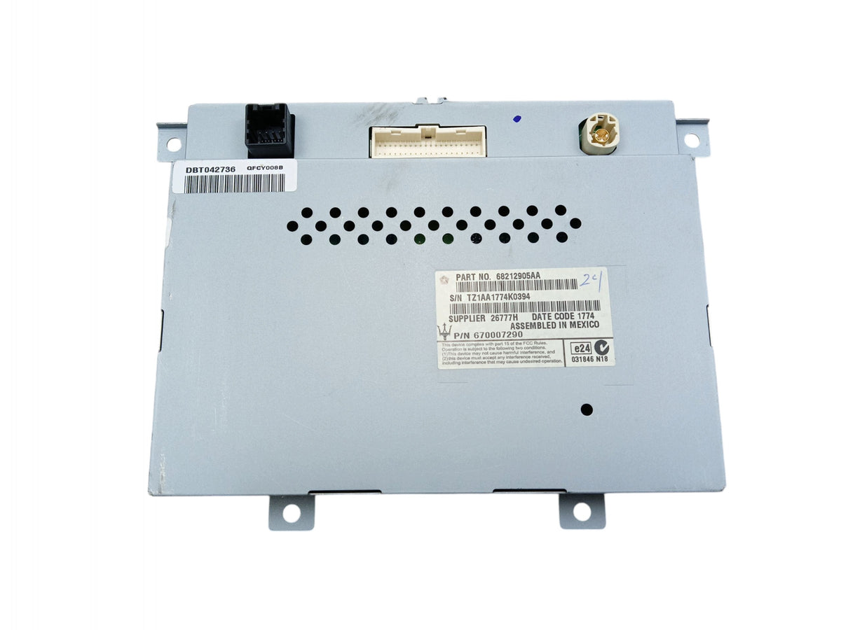 DISPLAY NAVIGATION SCREEN MASERATI GHIBLI III (2013-2017) 68212905AA