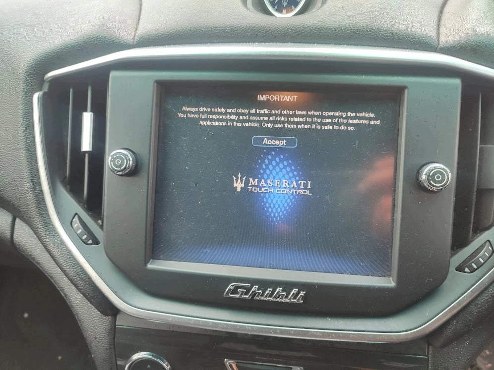 DISPLAY NAVIGATION SCREEN MASERATI GHIBLI III (2013-2017) 68212905AA