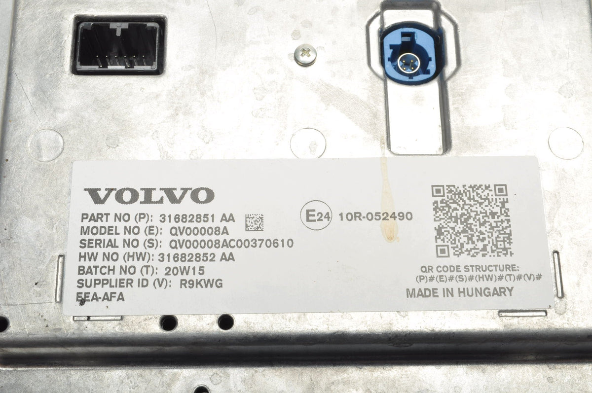 DISPLAY NAVIGATION SCREEN VOLVO S90 V90 II XC90 II XC40 31682851