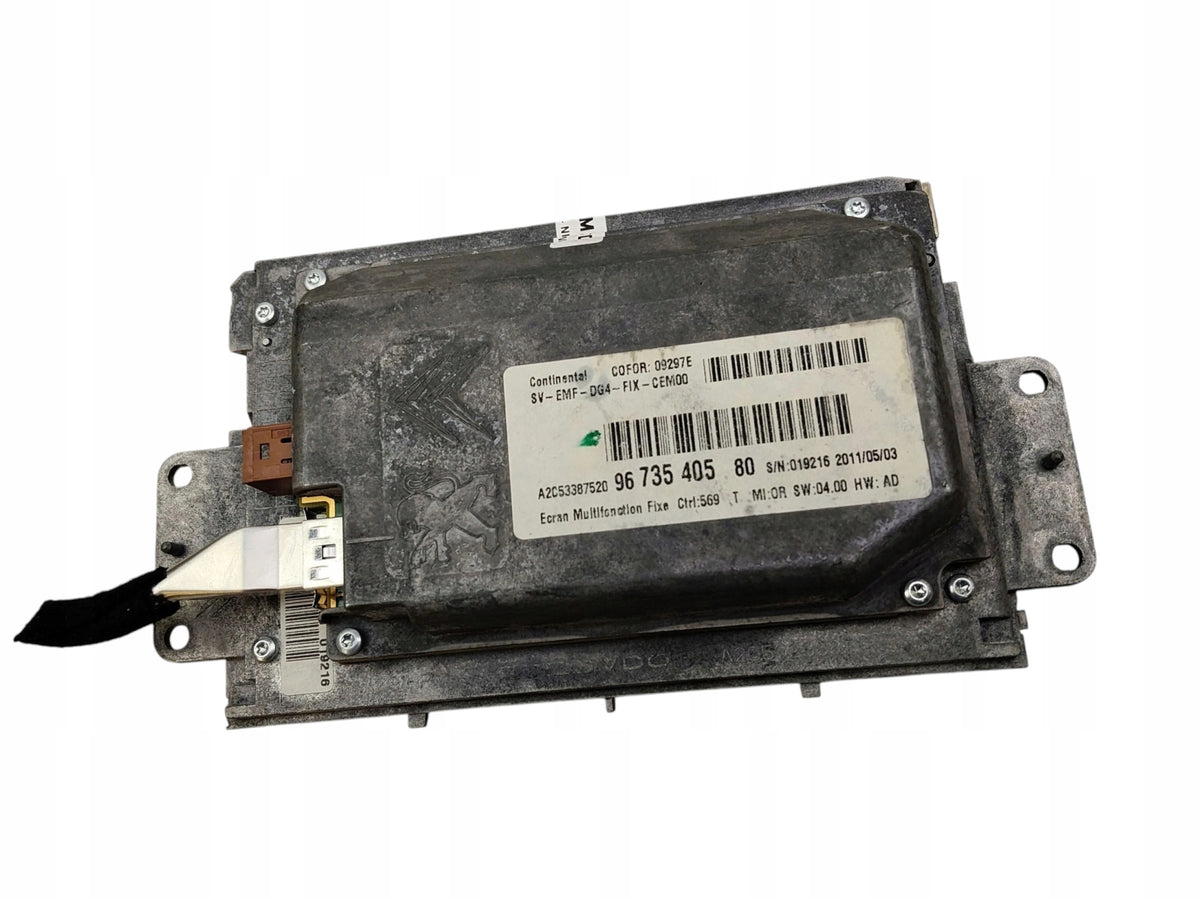 DISPLAY RADIO NAVIGATION GPS CITROEN C5 III X7 9673540580