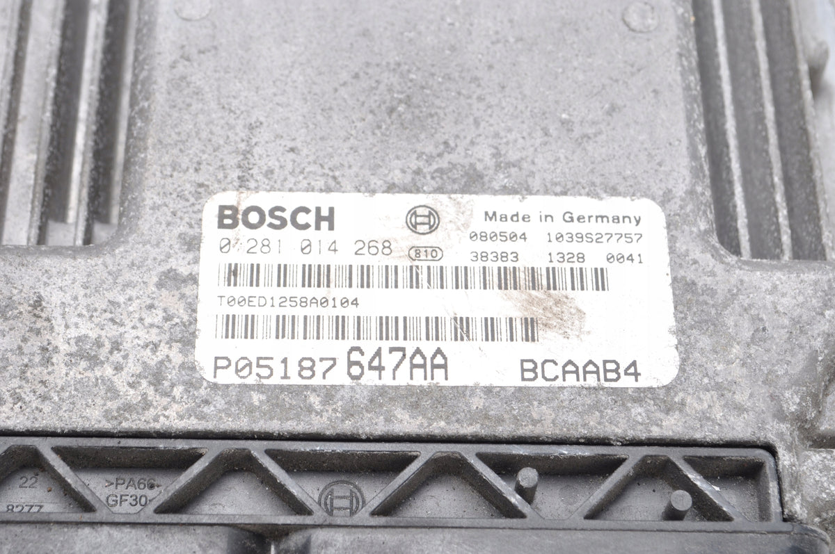 DODGE CALIBER 2.0 CRD COMPUTER ENGINE DRIVER P05187647AA