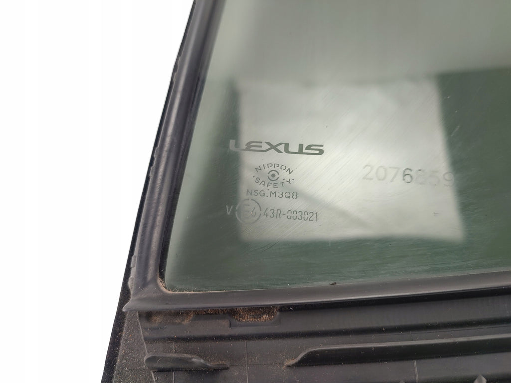 DOOR GLASS LEFT REAR FIXED TRIANGLE LEXUS UX 250h 68189-76020