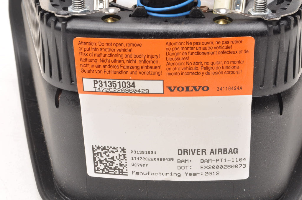 DRIVER AIRBAG VOLVO S60 II V60 31351034