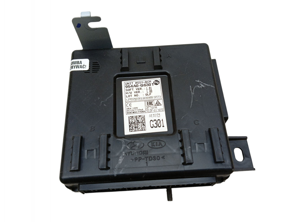 DRIVER COMFORT MODULE BCM KIA PICANTO III 954A0-G6301