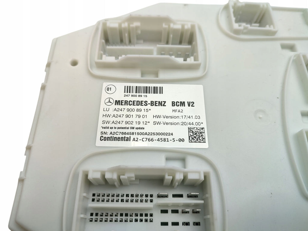 DRIVER MODULE BCM COMFORT MERCEDES W177 W118 A2479008915