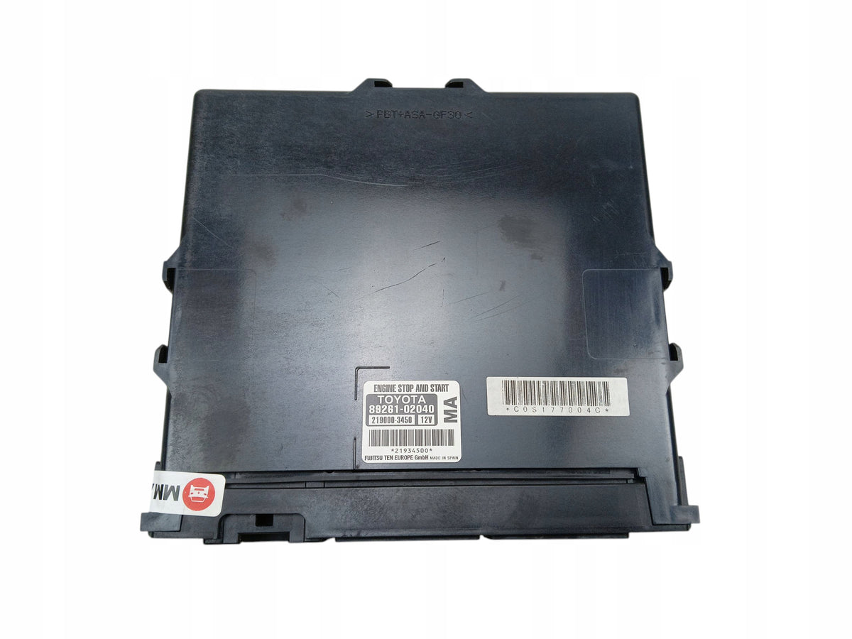 DRIVER MODULE START STOP TOYOTA AURIS II E18 89261-02040