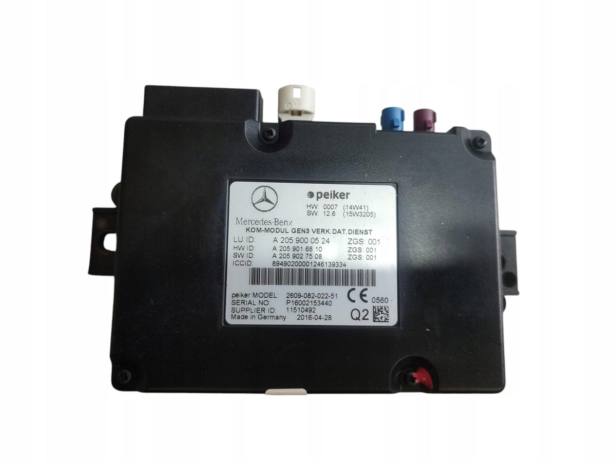 DRIVER MODULE TELEMATIC ATM MERCEDES GLA X156 A2059000524 A2059016810