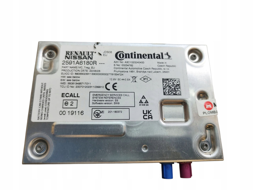 DRIVER NAVIGATION MODULE ARCANA CAPTURING II CLIO ESPACE V JOGGER 2591A6180R