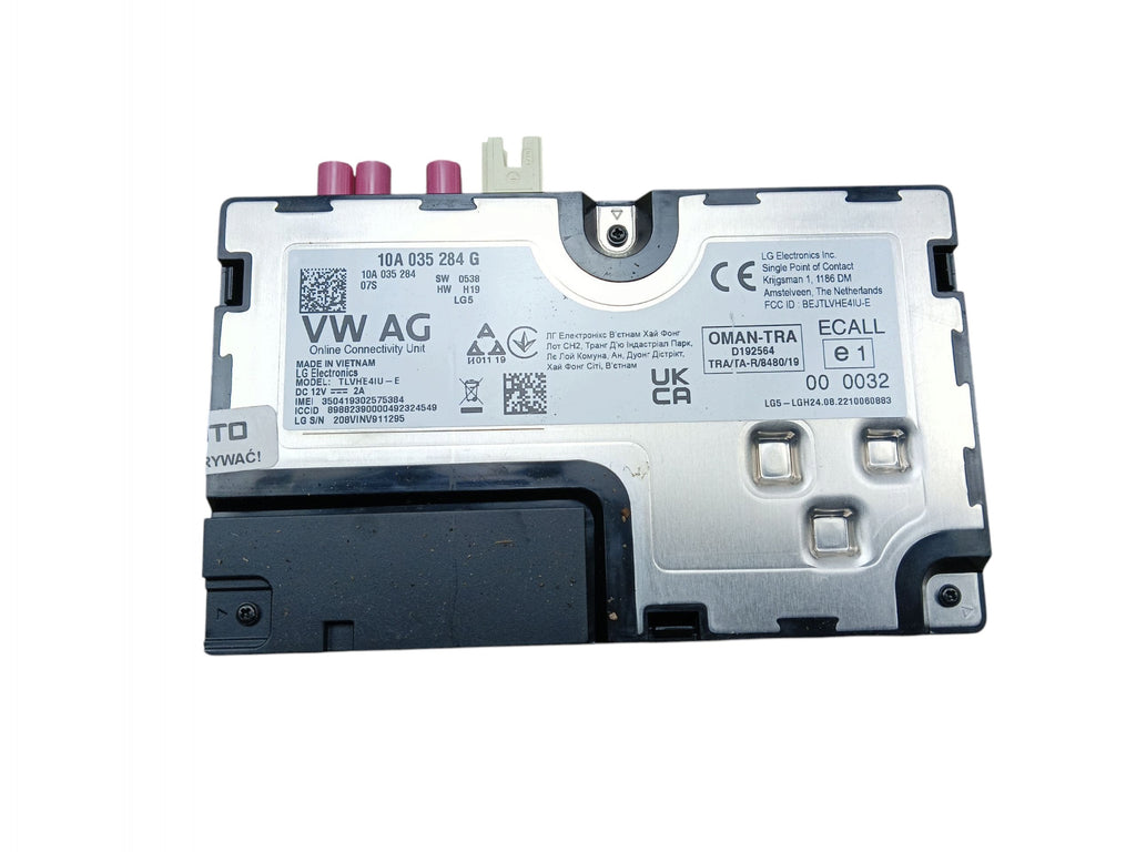 DRIVER ONLINE MODULE VW ID.3 ID.4 ID.5 ENYAQ IV BORN Q4 E-TRON 10A035284G