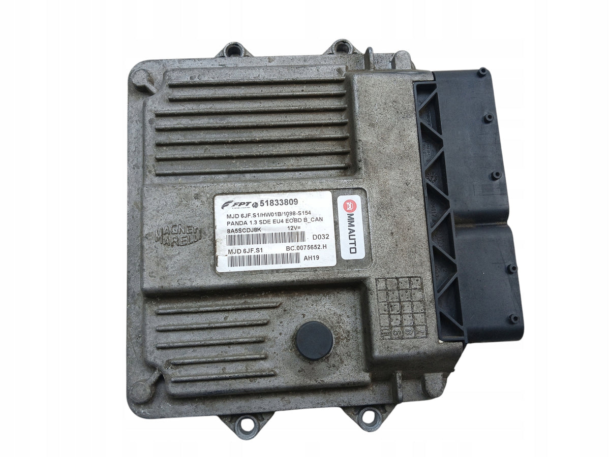 ENGINE COMPUTER FIAT PANDA II 1.3 JTD 51833809