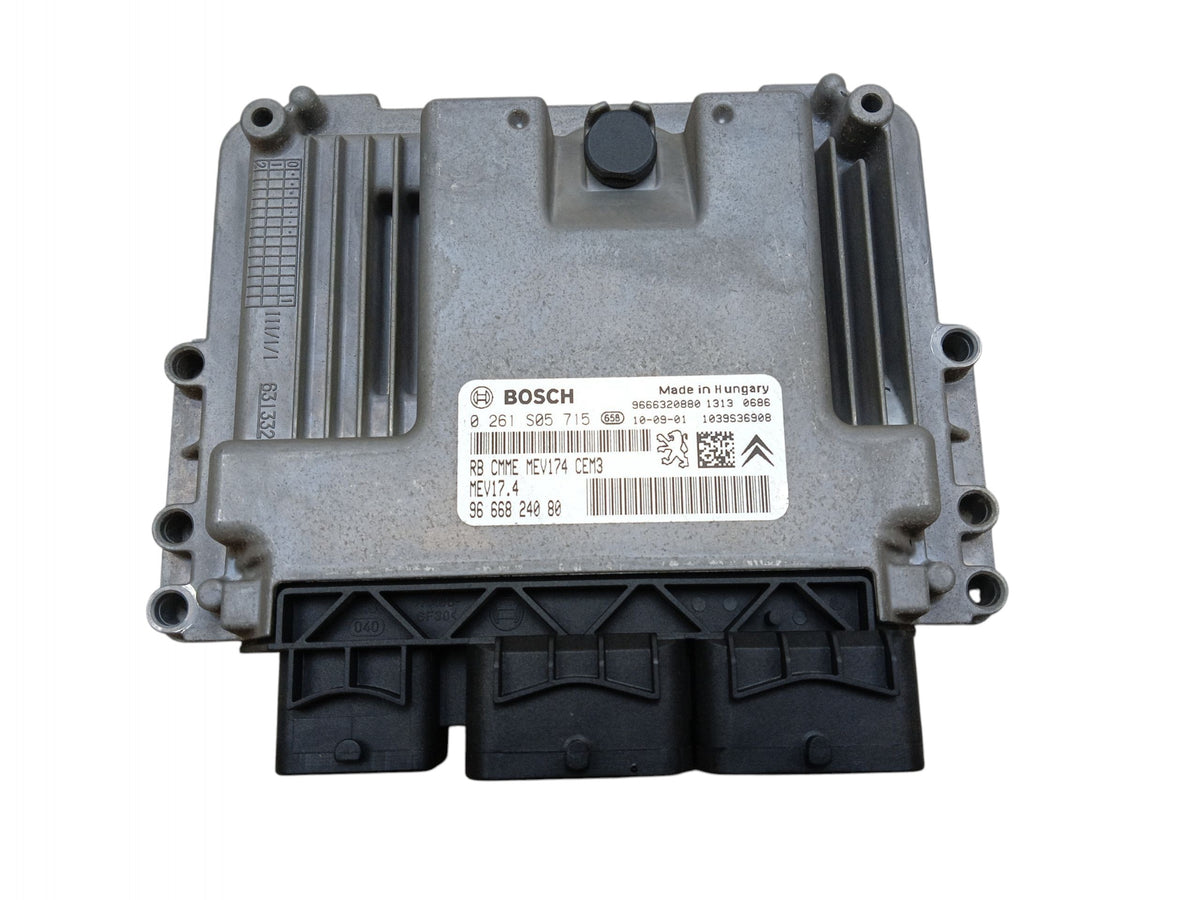 ENGINE COMPUTER PEUGEOT 5008 AND 1.6 VTI 5FS 9666824080 0261S05715